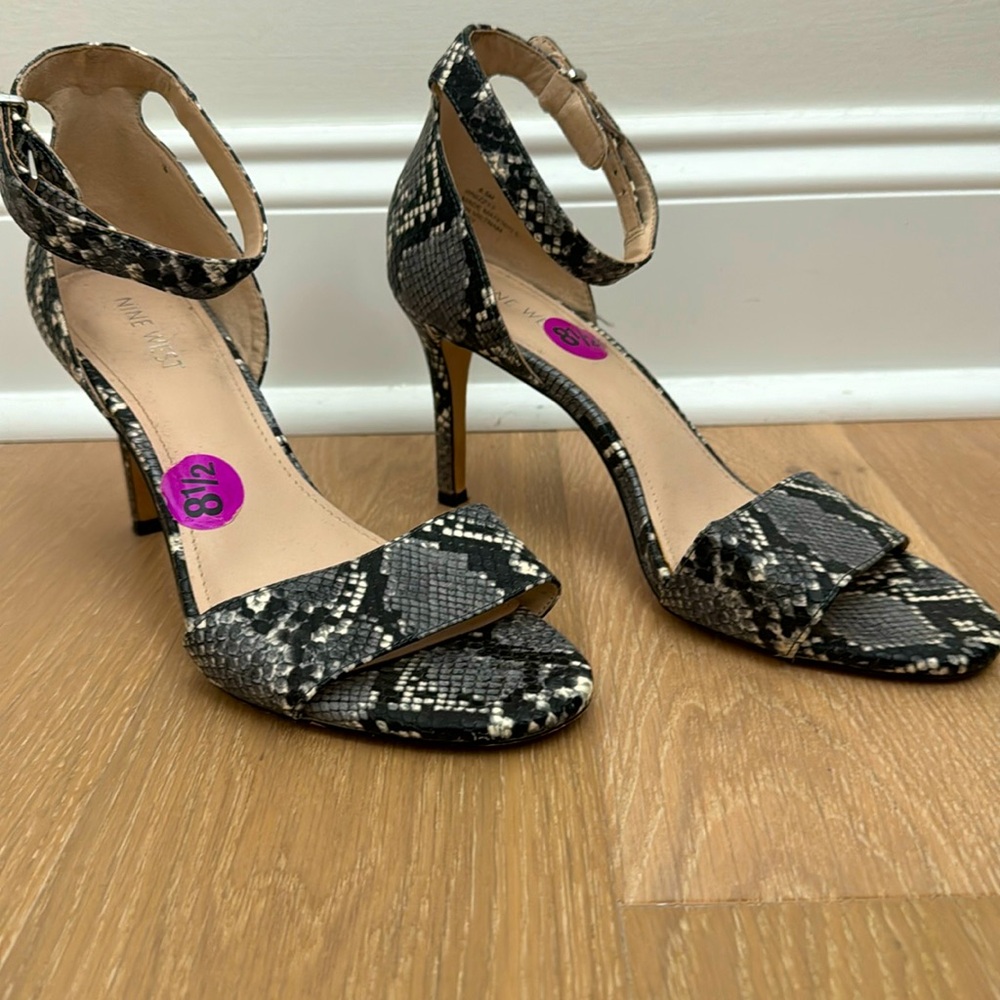 Snakeskin 8.5 Women’s heels.